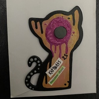 BECOME DUST Alien Kitty Magnet - Thumbnail 3