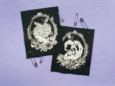 Snow White & Queen Apples Punk Sew-on Patches