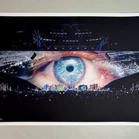 "Setting Sun II" Vancouver 24.05.06 - Pearl Jam Dark Matter Tour - large giclée print 24" x 16" - Thumbnail 1