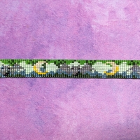Pixel Bracelet - Bats & Moons (Flaw Discount) - Thumbnail 1