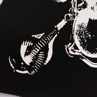 Industrial Mechanical Goth Cross Sew-on Patches - Thumbnail 2