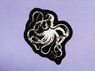 Octopus Steampunk Sew-on Patches