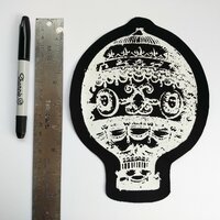 Steampunk Hot Air Balloon Sew-on Patches - Thumbnail 1