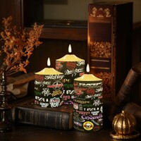 Heavy Metal Rock Band Logo Collage LED Flameless "Limited Edition" Trio Candles Set w/Remote | Free Ship - Thumbnail 4