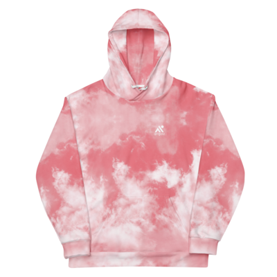  [pink] japanese heart sutra cloud hoodie
