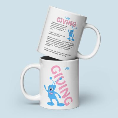 Cute giving gift mug