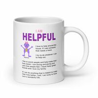 Cute Helpful Character Cup - Thumbnail 2