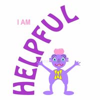 Cute Helpful Character Cup - Thumbnail 3