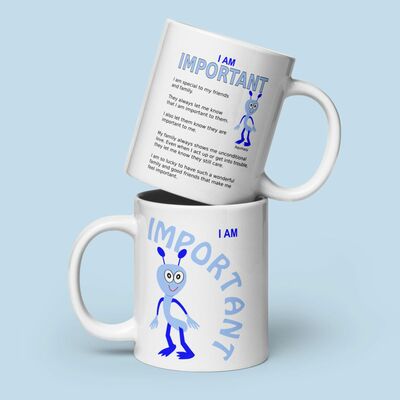 Important daily worth mug