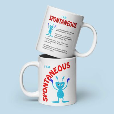 Spontaneous character mug