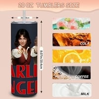 ​Charlie's Angels Tumbler, Classic TV Show 20oz Skinny Tumbler, Farrah Fawcett, Kate Jackson, Jaclyn Smith - Thumbnail 3