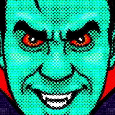 11x14 bobby the autistic dracula - comic book art print #2