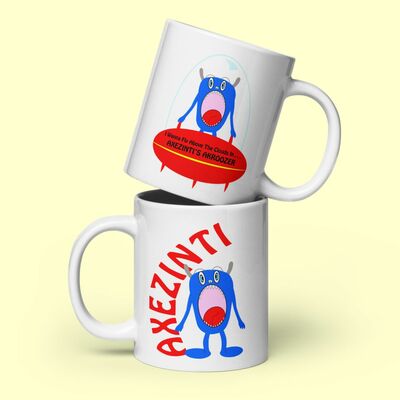 Flying Character Coffee Mug
