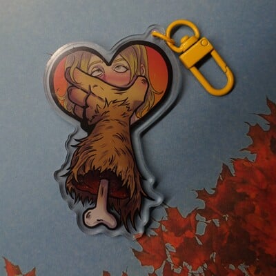 Big daddy (keychain, earrings and sticker sold seperatly) 