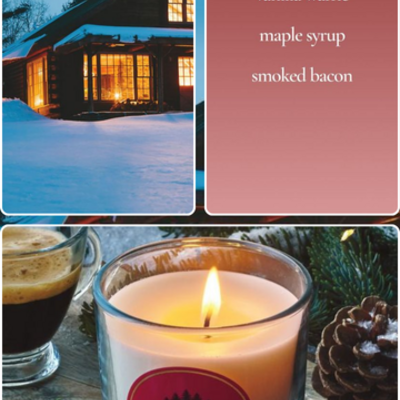 Lyrd waffle cabin candle