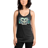 ANNU - TAURUS IN SCORPIO Women's Racerback Tank - Thumbnail 2