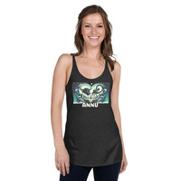 ANNU - TAURUS IN SCORPIO Women's Racerback Tank - Thumbnail 5