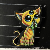 SEPTUAGESIMA THE BURDEN  Alien Kitty Magnet - Thumbnail 1