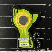 SEPTUAGESIMA THE BURDEN  Alien Kitty Magnet - Thumbnail 2