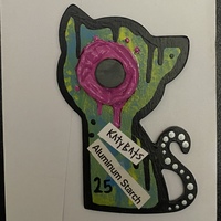 ALUMINUM STARCH Kitty Magnet - Thumbnail 1