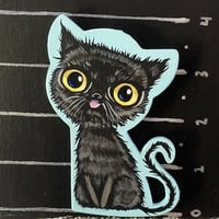 MINI GHOUL Kitty Magnet - Thumbnail 1