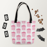FAITH OVER FEAR Tote bag - Thumbnail 3