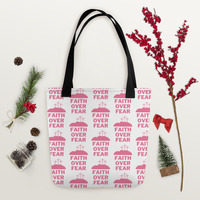 FAITH OVER FEAR Tote bag - Thumbnail 4