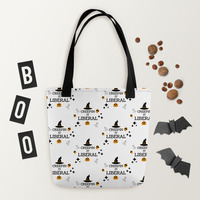 CREEPIN IT LIBERAL HALLOWEEN Tote bag - Thumbnail 6