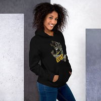 SPIT - SHOUTING HAND Unisex Hoodie - Thumbnail 3