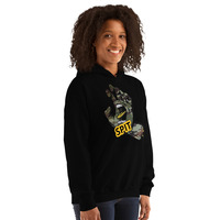 SPIT - SHOUTING HAND Unisex Hoodie - Thumbnail 4