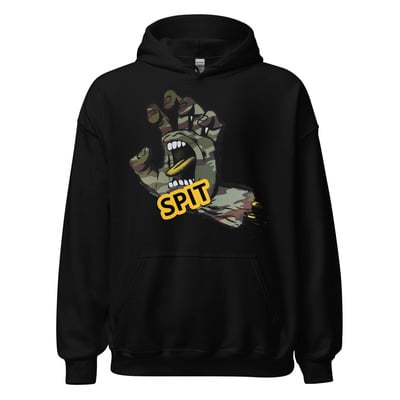 Spit - shouting hand unisex hoodie