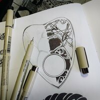 Beetle Ouija Planchette Steampunk Goth Sew-on Patches - Thumbnail 4