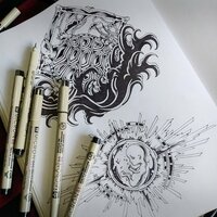 Human Fetus Sci Fi Cyberpunk Sew-on Patches - Thumbnail 3