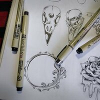 Melting Eye ball Rose with Spider Webs & Crosses Goth Punk Sew-on Patches - Thumbnail 4