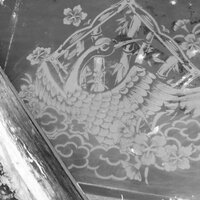 Japanese Crane with Bamboo & Flowers Sew-on Patches - Thumbnail 6