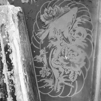 Shark, Chrysanthemums and Skull Japanese Horror Sew-on Patches - Thumbnail 4