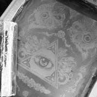 Illuminati Eye of Providence & Owls Goth Punk Sew-on Back Patches - Thumbnail 7