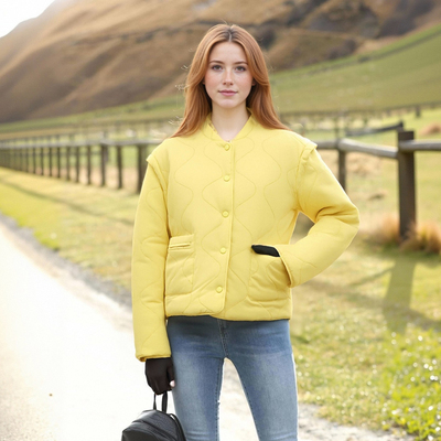 Street Fashion Loose Quilted Cotton Jacket