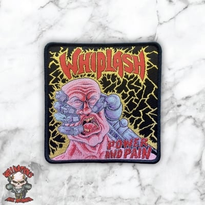 Whiplash square woven patches