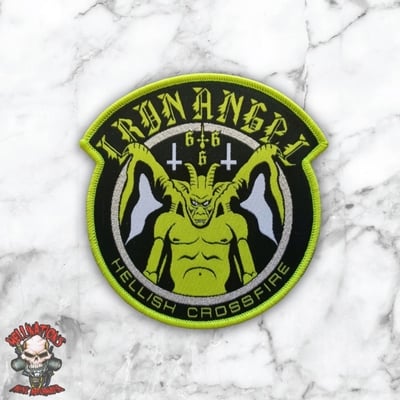 IRON ANGEL Woven Patches