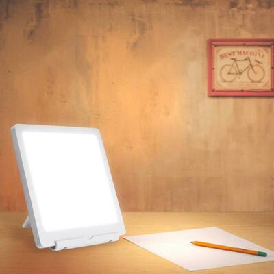 Solar light therapy lamp – bionic sunlight mood & energy booster, adjustable brightness 6000–10000lm, touch control, usb powered