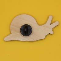 A Friend 2" Wooden Pin - Thumbnail 1