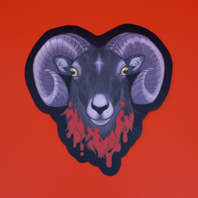 Sacrifice 2.75" glossy sticker