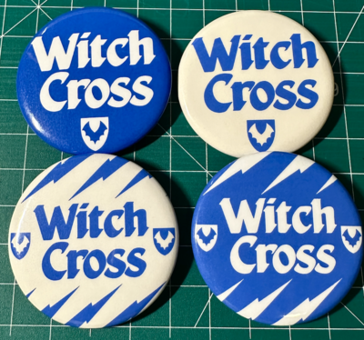Witch Cross Pin Badge