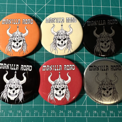 Manilla road pin badge