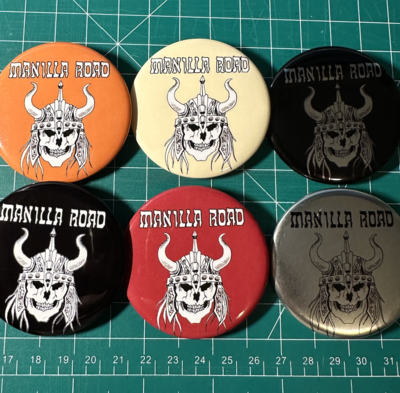 Manilla Road Pin Badge