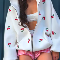 CHERRY ZIP JACKET - Thumbnail 3