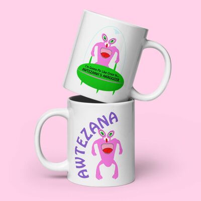 Take a crazy ride mug