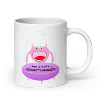 Akroozer Cartoon Space Car Mug - Thumbnail 2