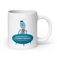 Cute Alien Magical Flying Mug - Thumbnail 2